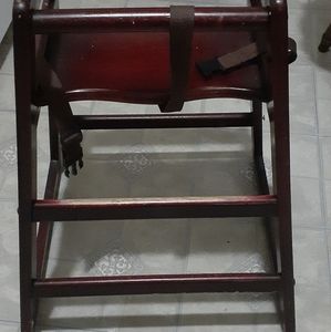 Youth wood high chair